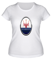 Женская футболка Maserati фото