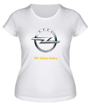 Женская футболка Opel фото