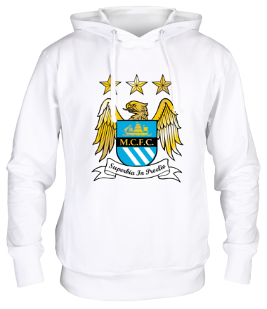 Толстовка худи FC Manchester City Emblem