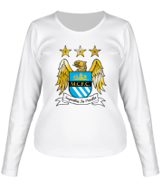Женская футболка длинный рукав FC Manchester City Emblem фото