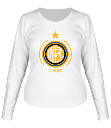 Женская футболка длинный рукав FC Inter Emblem