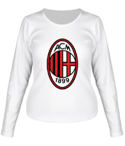 Женская футболка длинный рукав FC Milan Emblem фото