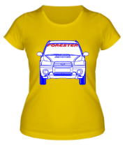 Женская футболка Subaru Forester