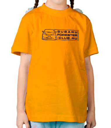 Детская футболка Subaru Forester Club