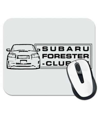 Коврик для мыши Subaru Forester Club