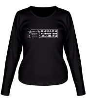 Женская футболка длинный рукав Subaru Forester Club фото
