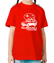 Детская футболка SUBARU Forester фото