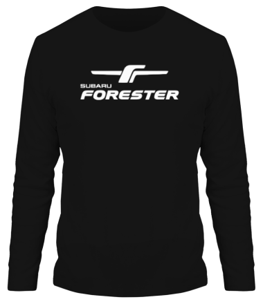 Мужская футболка длинный рукав Subaru Forester