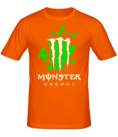 Мужская футболка Monster Energy Abstraction Glow
