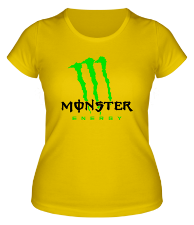 Женская футболка Monster Energy Angry