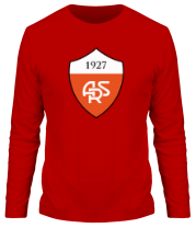 Мужская футболка длинный рукав AS Roma Emblem 1927 фото
