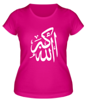 Женская футболка Аллах велик фото
