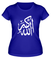 Женская футболка Аллах велик фото