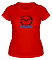 Женская футболка Mazda фото