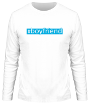 Мужская футболка длинный рукав #boyfriend фото