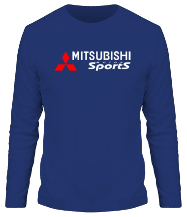 Мужская футболка длинный рукав Mitsubishi