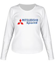 Женская футболка длинный рукав Mitsubishi