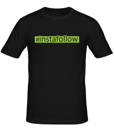 Мужская футболка #instafollow