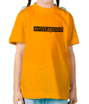 Детская футболка #instagood фото