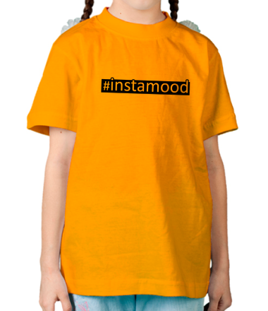 Детская футболка #instamood