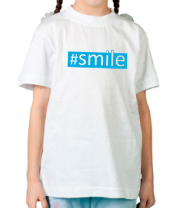 Детская футболка #smile фото