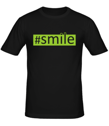 Мужская футболка #smile