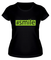 Женская футболка #smile фото