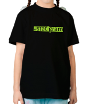 Детская футболка #statigram фото