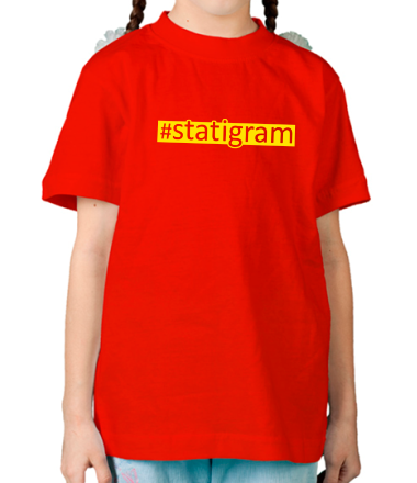 Детская футболка #statigram