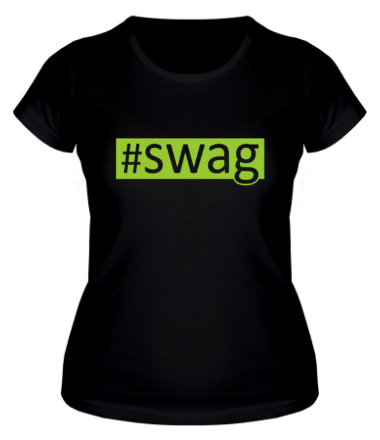 Женская футболка #swag
