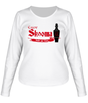 Женская футболка длинный рукав Enjoy skooma