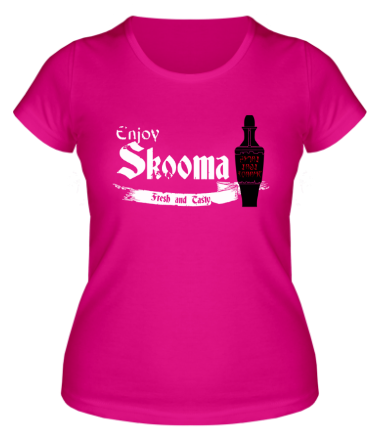 Женская футболка Enjoy skooma