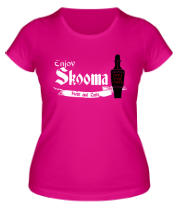 Женская футболка Enjoy skooma фото