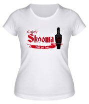 Женская футболка Enjoy skooma фото