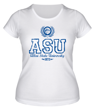 Женская футболка Алтайский государственный университет