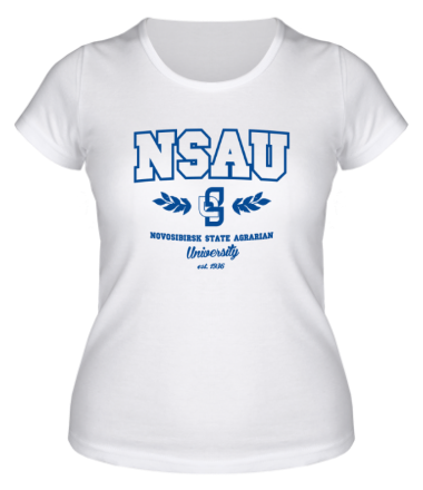 Женская футболка НГАУ Новосибирский государственный аграрный университет