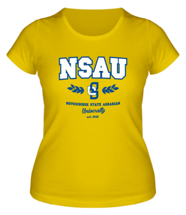 Женская футболка НГАУ Новосибирский государственный аграрный университет