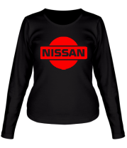 Женская футболка длинный рукав Nissan фото