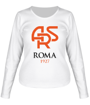 Женская футболка длинный рукав FC Roma Sign фото