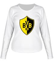 Женская футболка длинный рукав FC Borussia Dortmund Shield фото