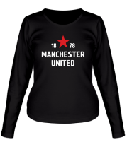 Женская футболка длинный рукав FC Manchester United Sign фото