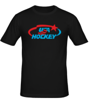 Мужская футболка USA Hockey фото