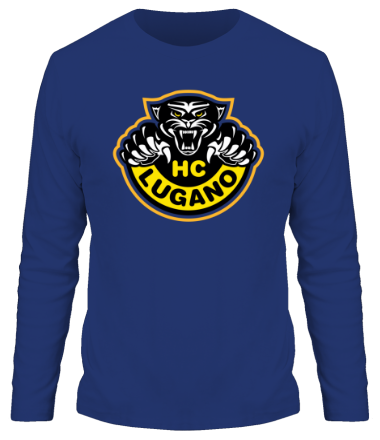 Мужская футболка длинный рукав HC Lugano Club
