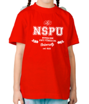 Детская футболка НГПУ Новосибирский педагогический университет