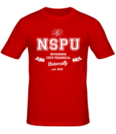 Мужская футболка НГПУ Новосибирский педагогический университет