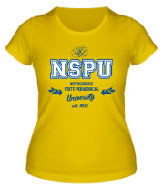 Женская футболка НГПУ Новосибирский педагогический университет фото