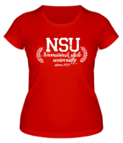 Женская футболка НГУ Новосибирский государственный университет фото