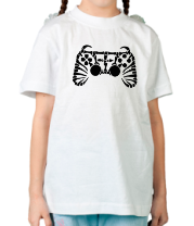 Детская футболка Скелет геймпада фото