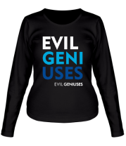 Женская футболка длинный рукав Evil Geniuses Sign фото