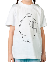 Детская футболка Беймакс с полотенчиком фото